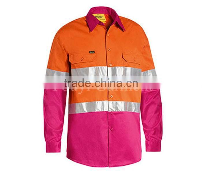 2 TONE 3M TAPED COOL HI VIS LIGHTWEIGHT SHIRT