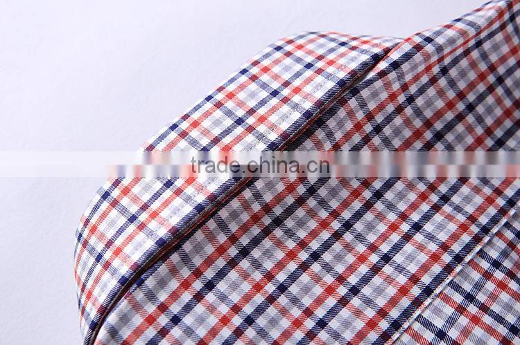 China direct factory customise 100% cotton check pattern latest formal shirt designs for men