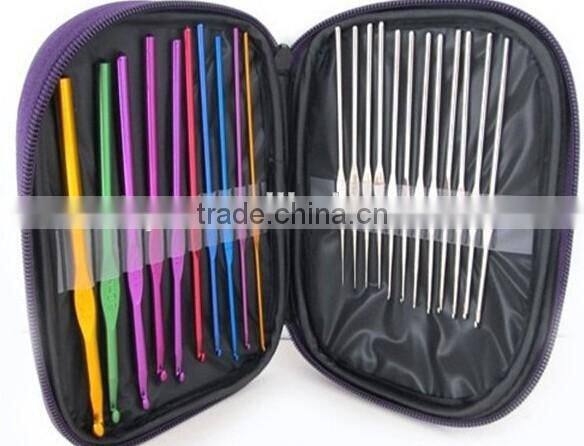 22PCS Metall crochet kits/Knitting needle