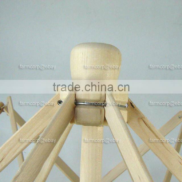 Birch wood yarn swift umbrella yarn winder