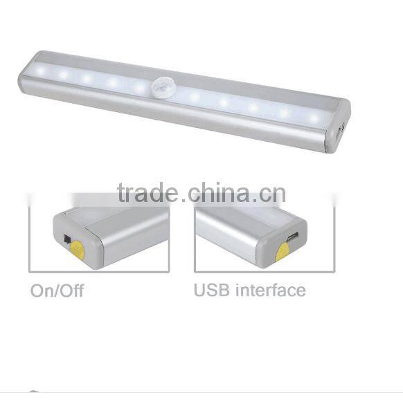 2017 Top Selling Home Decoration Light Led Cabinet Lights Usb Night Lights With Motion Sensor
