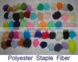 100% color recycled polyester staple fiber