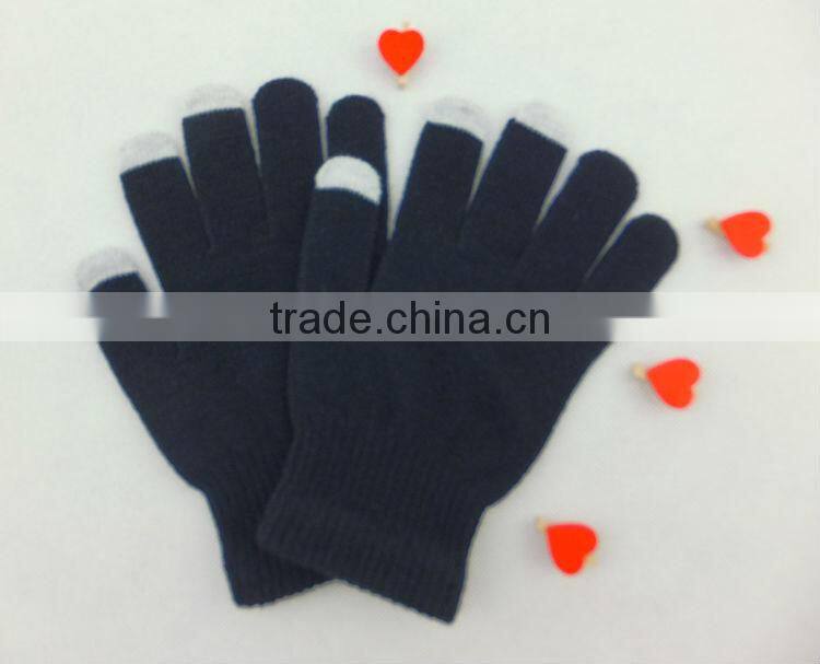 2016 hot selling Fashion warm wholesale touch gloves for all smart mobilephone and tablet PC 1