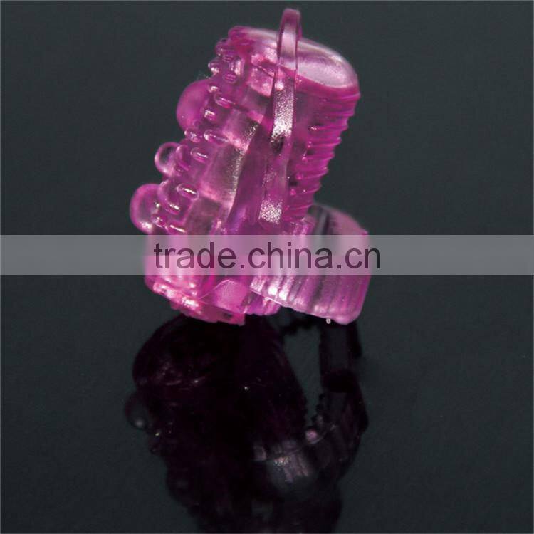 Lesbian Vibrating Sleeve Finger Vibrator Sex Toy for women