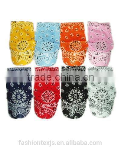 fashion paisley cotton printed bandanas