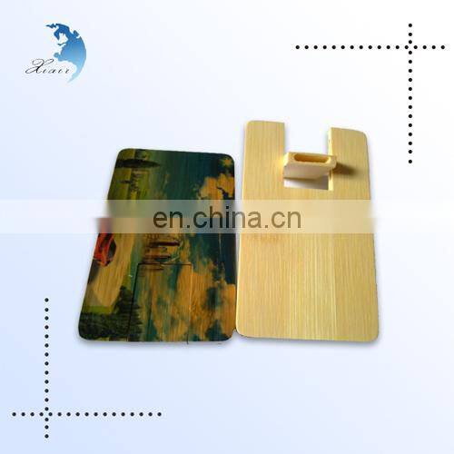 Wholesale good quality wooden gift USB card 2.0 flash drive