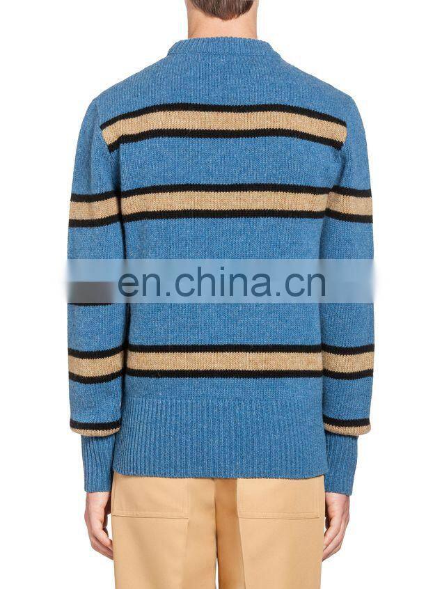 Men's crewneck Knit Men's crewneck Knit Milti-coloured Striped Pattern