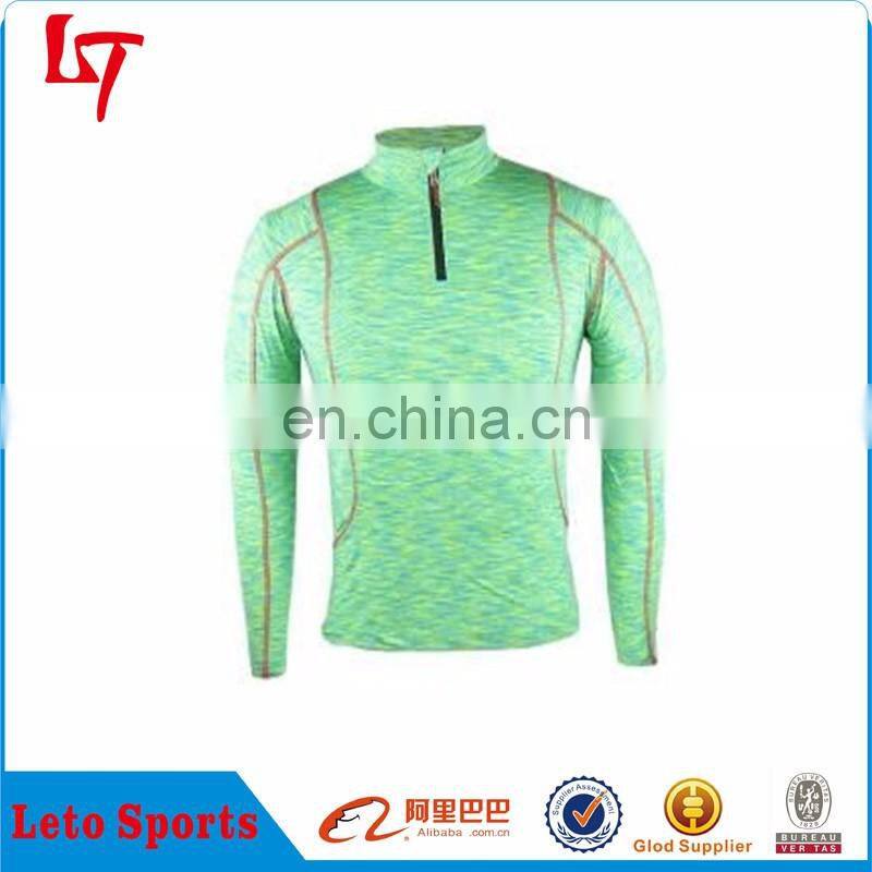 Men's Long Sleeve Running Fitness Workout Compression Base Layer Shirt Wholesale