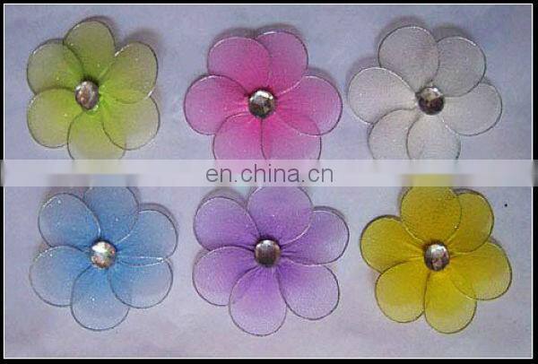 Mini craft silk flowers for wedding table decoration