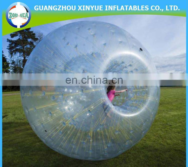 Brilliant quality outdoor sports walk in plastic zorb ball
