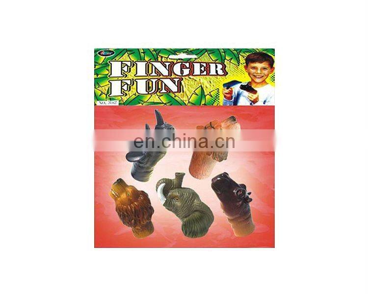 Ready Salable Bubber Wild animal finger Puttet HC77181