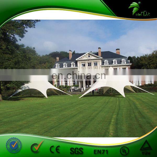 Most Popular Star shade tent for event with OEM printing,cheap factory price star tent