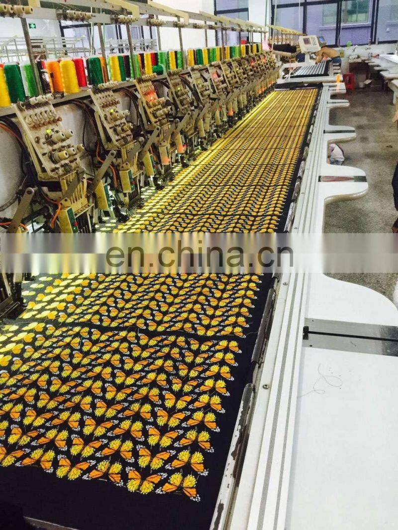 2017 embroidered 3d effect applique hot fix/iron on custom butterfly patch