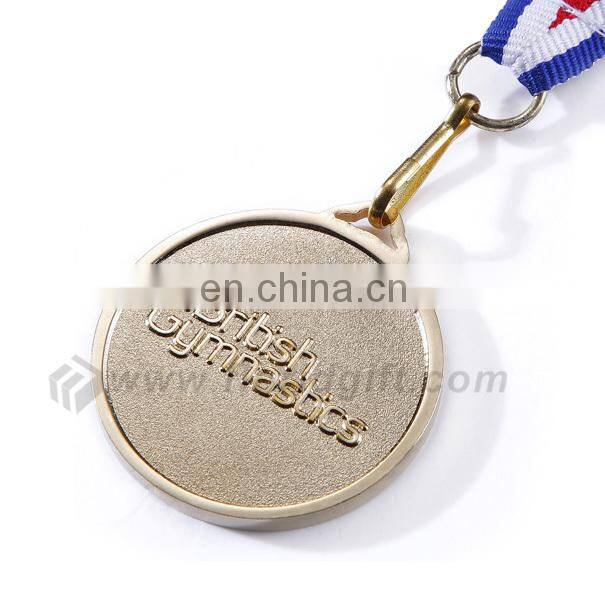 Fashion Cheap Award Metal Round Custom Medals with Ribbon