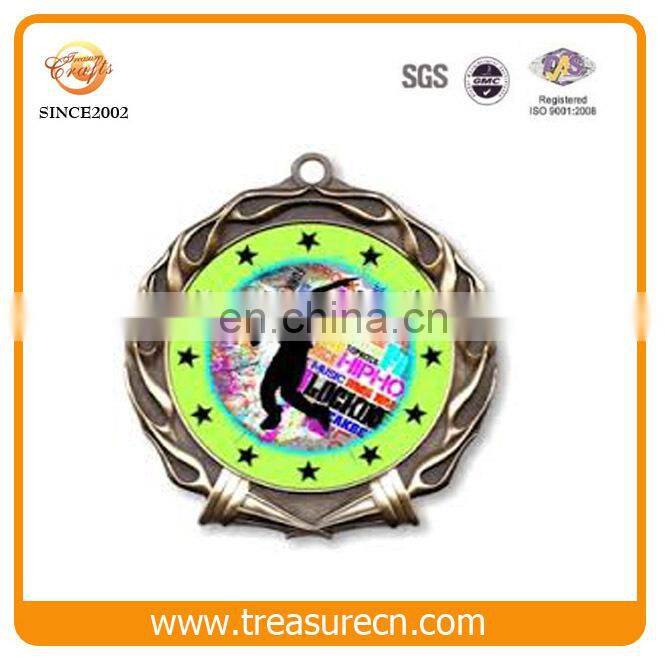 70mm Matt Golden High Raised Blank Metal Medal/Casting Sport Medallion