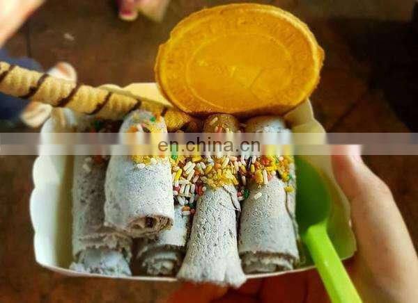 high quality fried ice cream machine double pan ice cream machine fried