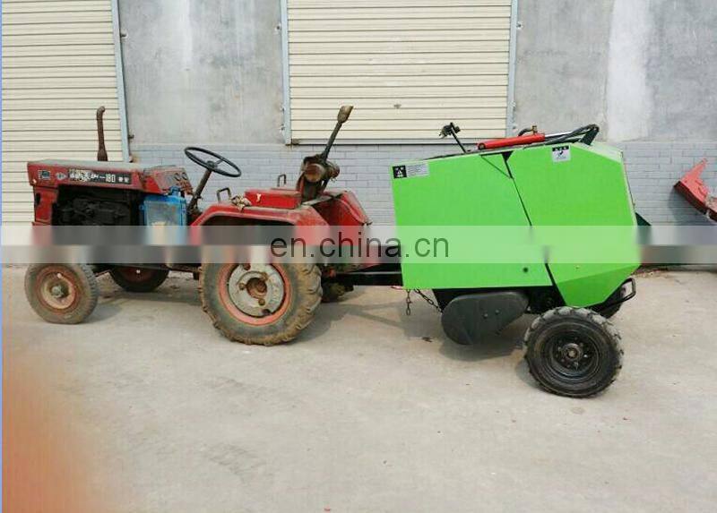 MInitype Tractor Towed Walking Crops Straw Baler, Wheat Baler Machine, Hay Round Baler Machine