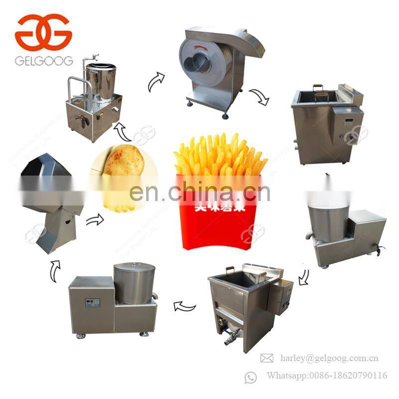 High Quality Semi-Automatic Fresh Pringle Potato Chips Making Machine Frozen French Fries Line