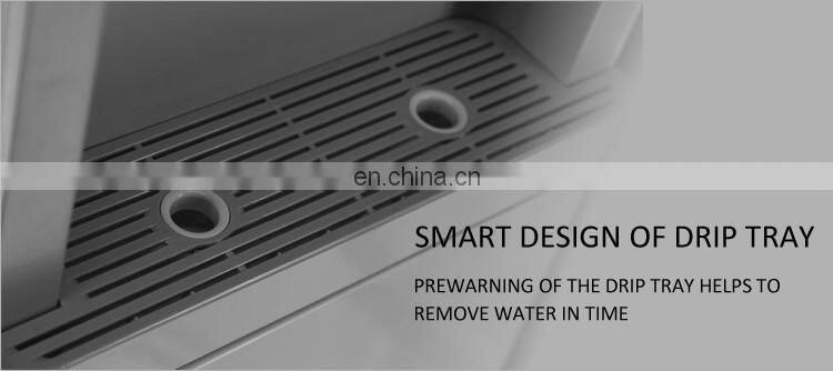 Electric  cooling standing water dispenser  with storage cabinet /Three taps standing water cooler for home