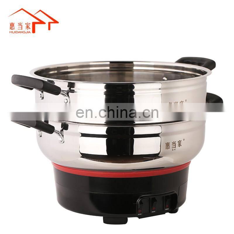 Multi-function Home Makes Healthy 3 Tier Steamer Stainless Steel Electric Food Steamer