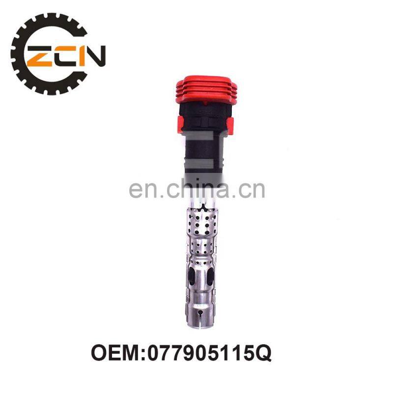 Car Auto Ignition Coil OEM 077905115Q For 2003-2006 Audi A8 S4 A6 Allroad 4.2L