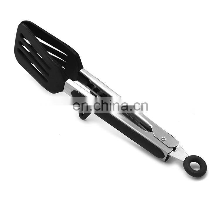 Hot Selling Stainless Steel Kitchen Food Tongs Baking BBQ Tongs Grilling Clip Tongs