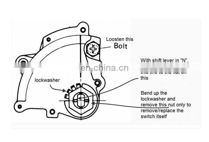 84540-60050 Neutral Start Switch Assembly for Toyota Transmission Range Sensor Neutral Safety Switch