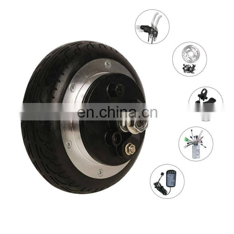 High quality 6 inch gearless brushless chinese manufacturer drum brake DC e-scooter motors