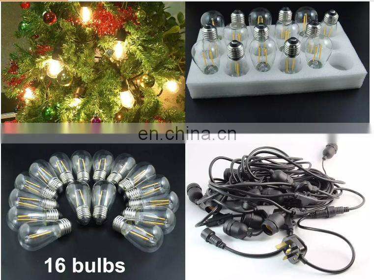 spot goods 1set pack CE RoHS standard string lights LED outdoor IP65 string lights