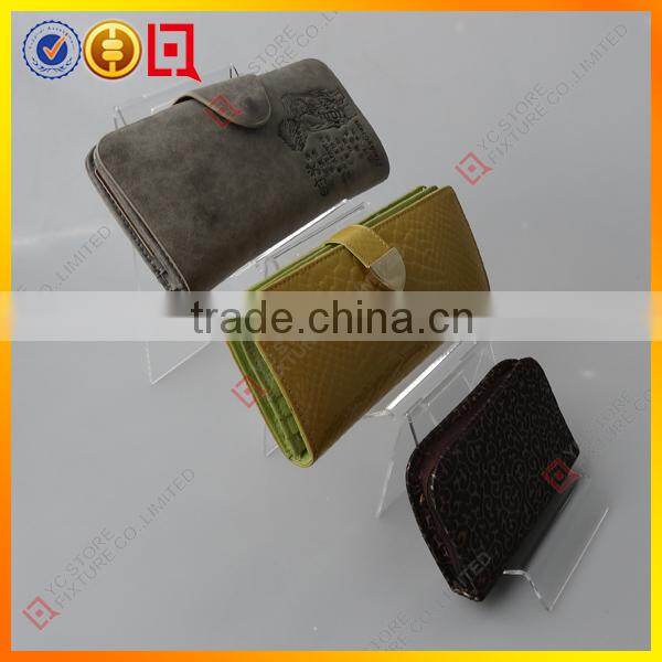 2015 Acrylic stair-stepping purse rack, purse holder