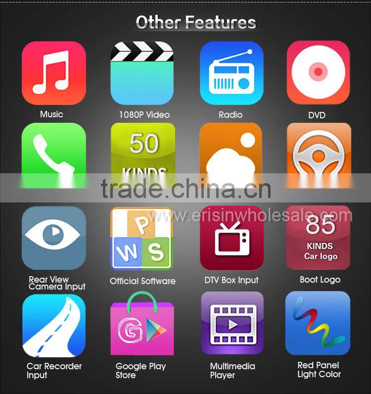 Erisin ES2027A 7" HD Quad Core Capacitive Android 4.4.4 Auto Radio GPS Car DVD for A3 S3 RS3 RNSE-PU