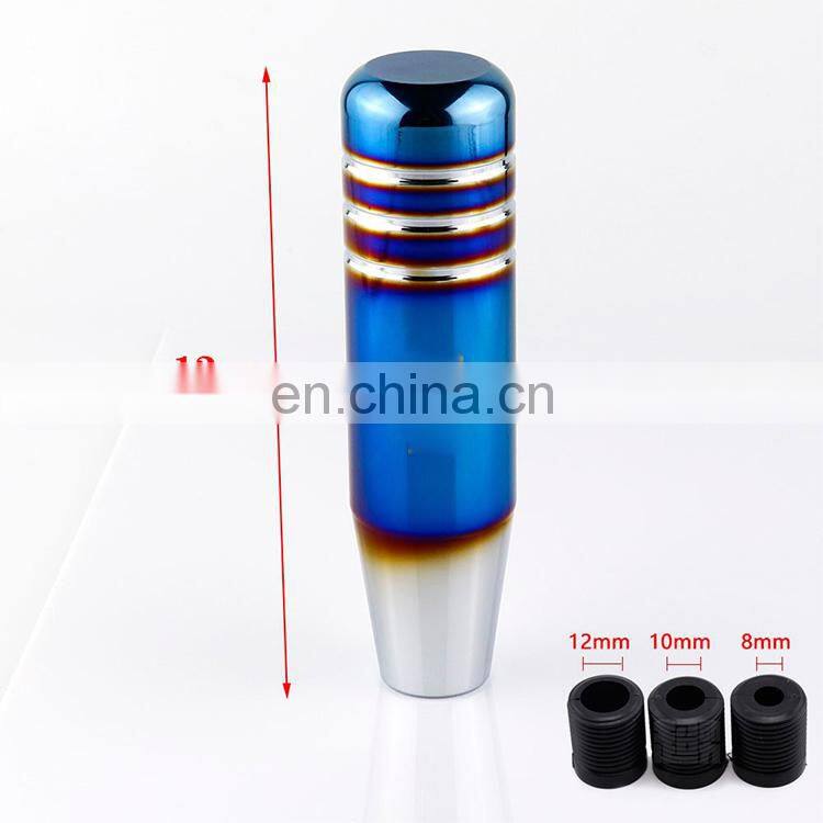 17 cm universal non-slip shift knob Manual transmission aluminum karmic shift knob knob burnt blue