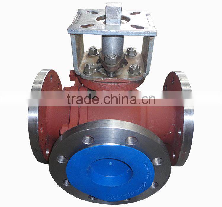Stainless Steel 3 Way Ball Valve l type full port
