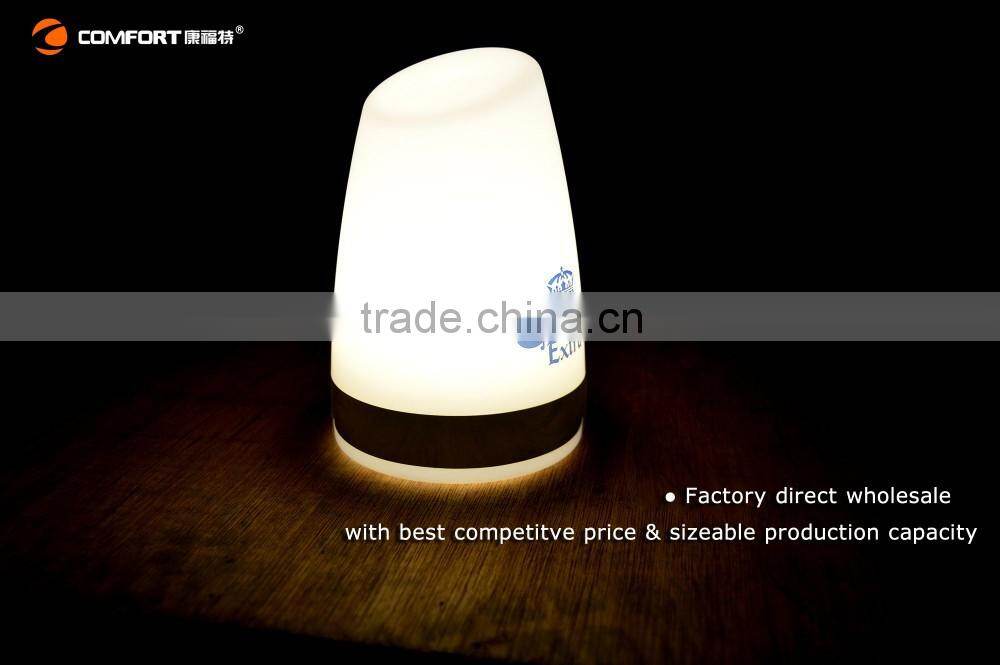 LED Colorful Wireless Table Lamp Dimmable Lamp with USB Port use in hotel and restaurant