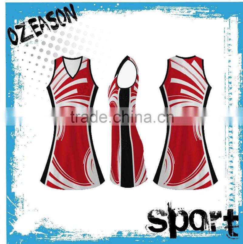 Custom made netball clothes manufacturer in china