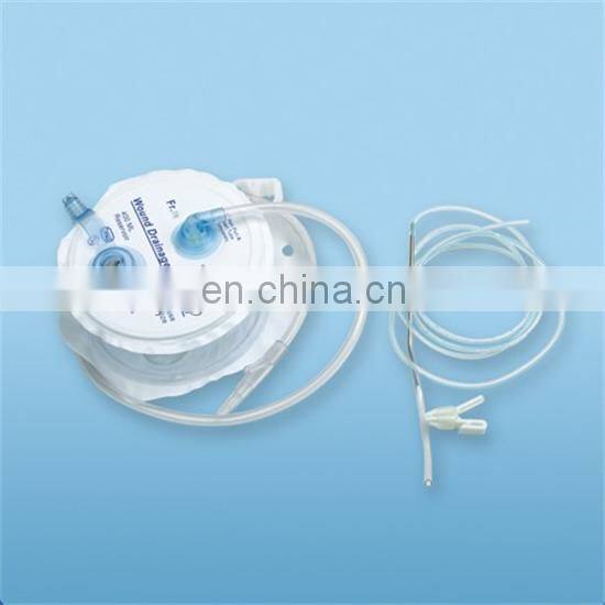Disposable wound drainage system with CE&ISO