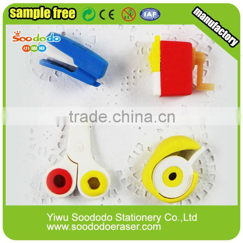 Mini 3D School Supplies Shaped Eraser/Birthday Child gifts