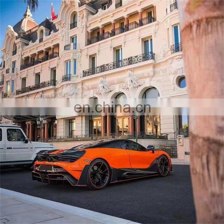 Runde Dry Carbon Fiber Kits For 16-19 Mclaren 720S Upgrade Mansory Style Body Kit Front Bumper Rear Bumper Side Skirts Fender