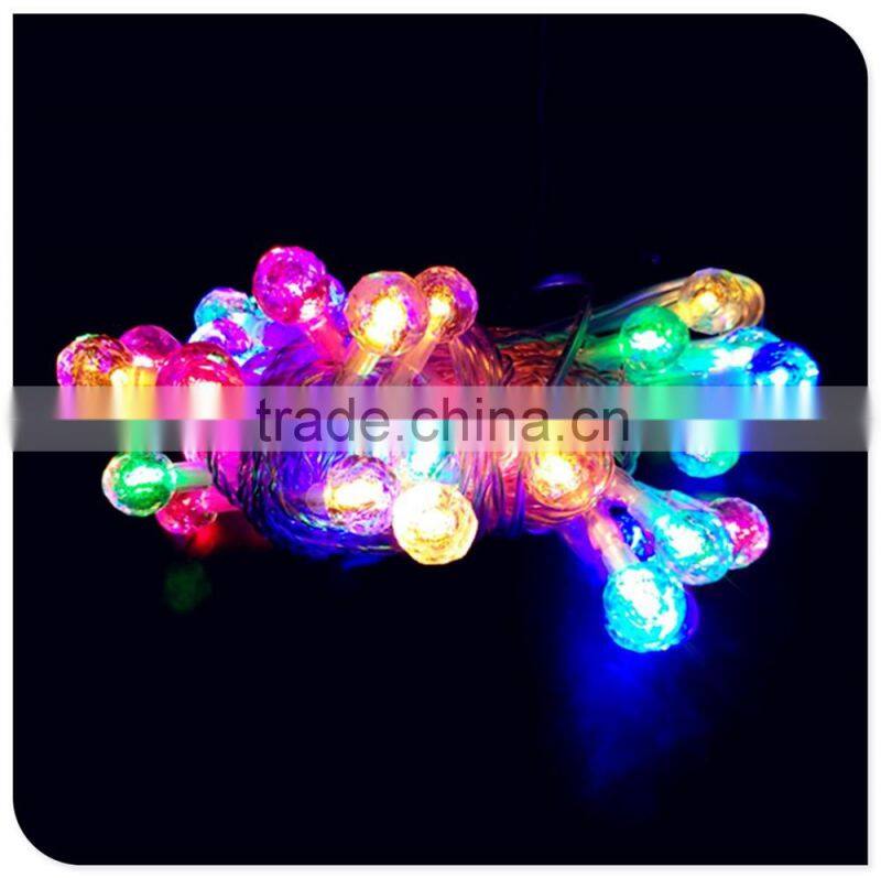 holiday string light with soccer multi color