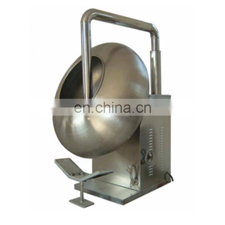 Medicine powder almond nuts and peanut sugar coating machine is high-quality tablet coating machine in China
