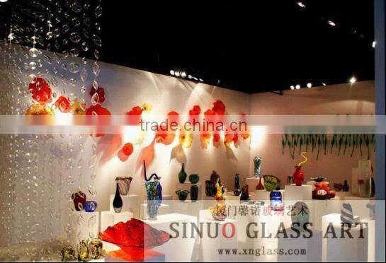 3 Circles Vivid Color Glass Painting Pictures