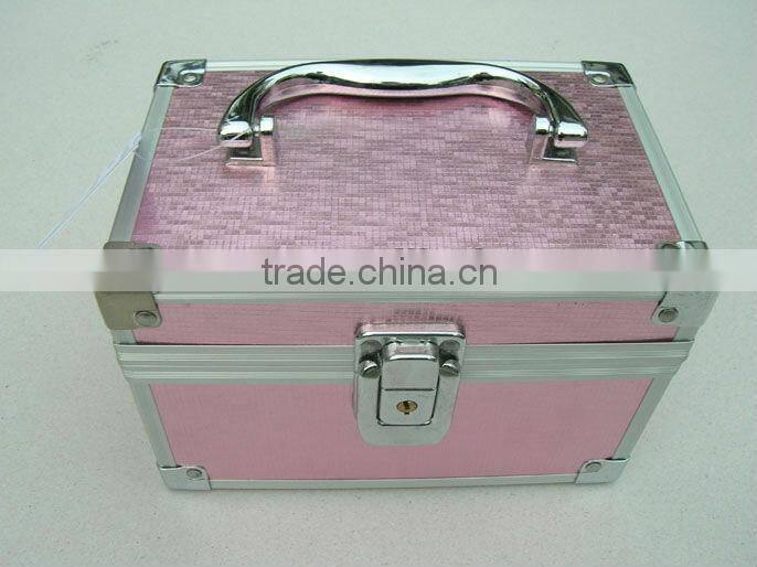 Aluminum Cosmetic Case Makeup Jewelry Beauty Case