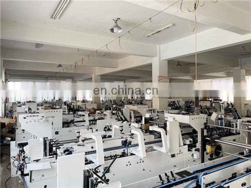UFG600AG Automatic Pre-fold crash Lock Bottom Folder Gluer, fried chicken packaging box folding gluing machine