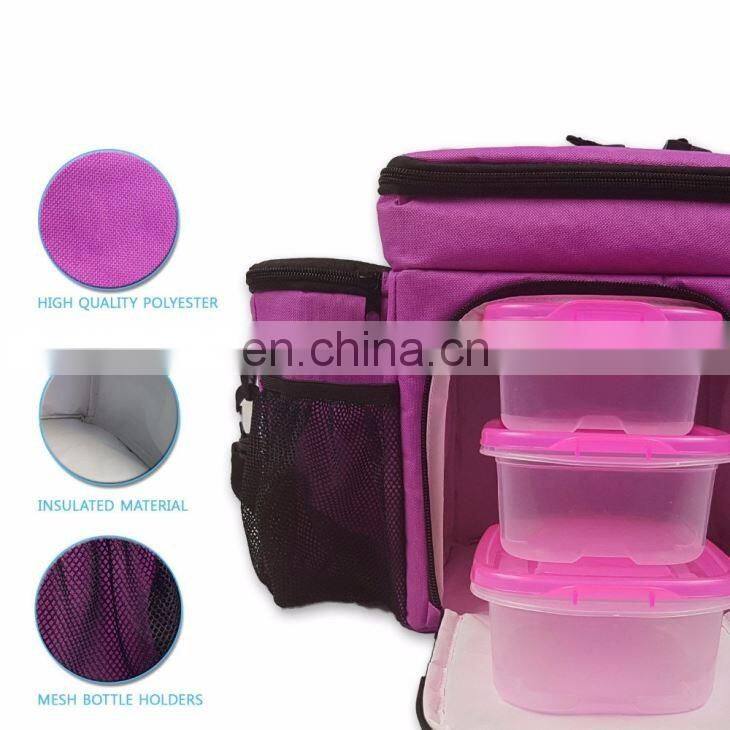 Waterproof Oxford Fabric Aluminum Foil Insulated Thermal Lunch Cooler Bag