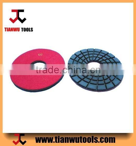 6" 50#-800# granite polishing pads