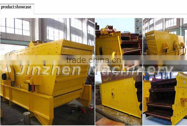 All Steel Construct Long Sieving Lifetime Circular Vibrating Sieve For Stone