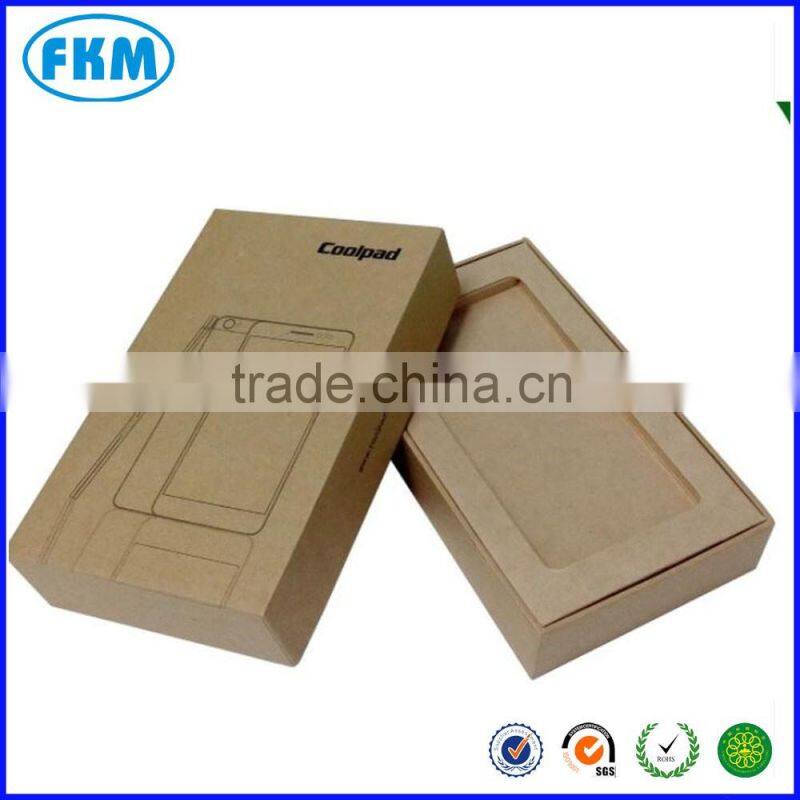 Made Your Own Design Customized Kraft Paper Cell Phone Box