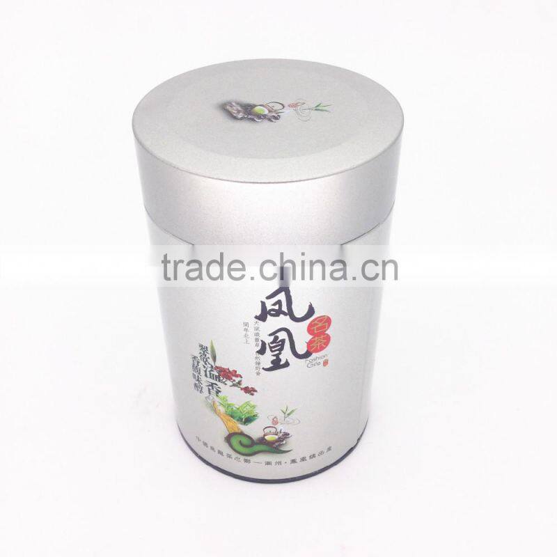 tea tin round