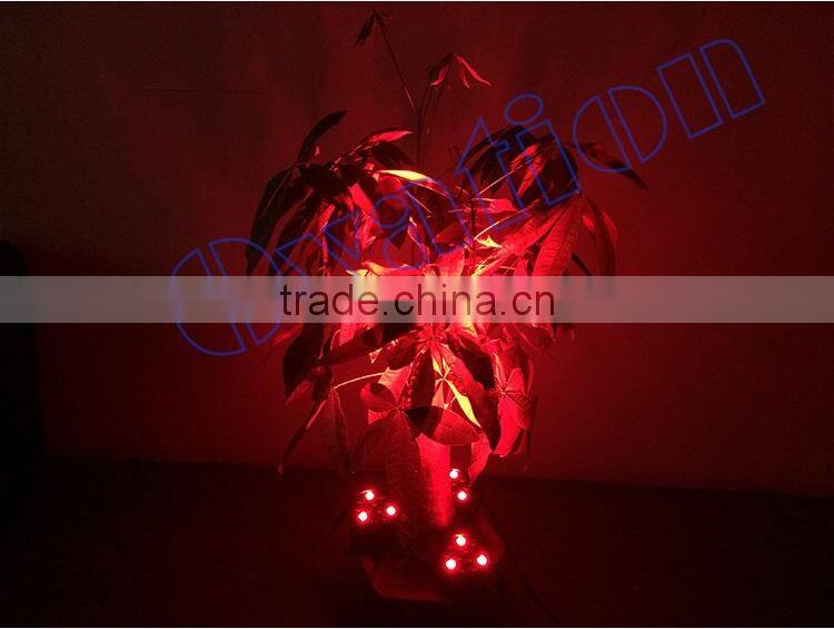 chinese lamps Guangzhou 12pcs*1W RGBW color changer led par light