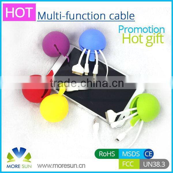 Low price hot-sale 3 in 1 multi-function otg cable